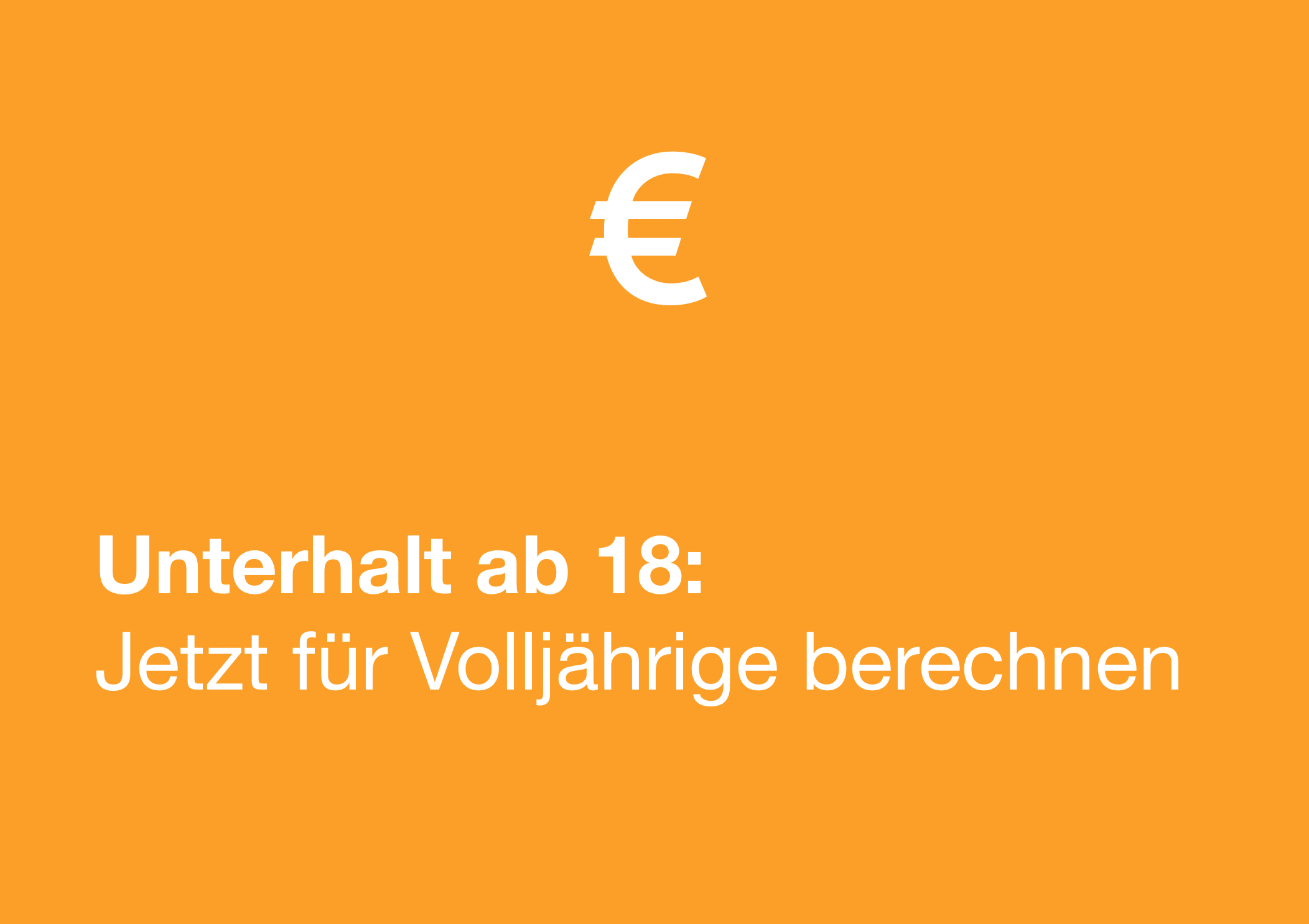 Unterhalt ab 18 | Scheidung.io